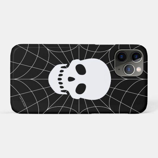 Spiderweb Skull Case-Mate iPhone Case (Achterkant (horizontaal))