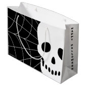 Spiderweb Skull Groot Cadeauzakje (Achterkant Gekanteld)
