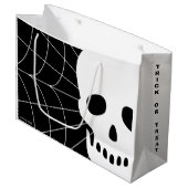 Spiderweb Skull Groot Cadeauzakje (Voorkant Gekanteld)