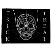 Spiderweb Skull Groot Cadeauzakje (Achterkant)