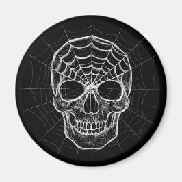 Spiderweb Skull Magneet