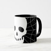 Spiderweb Skull Mok (Voorkant rechts)