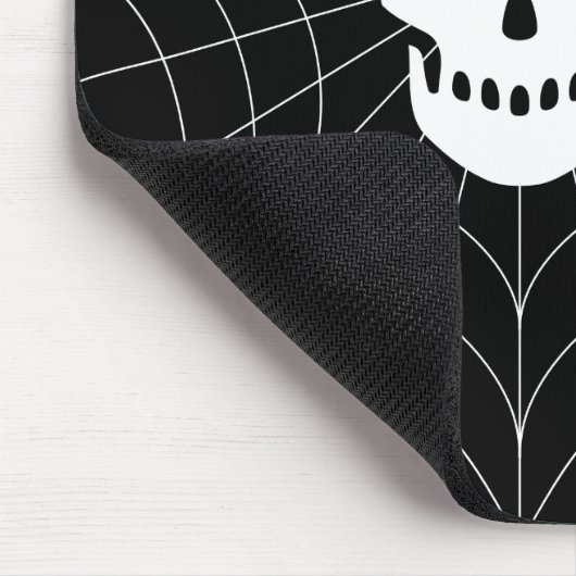 Spiderweb Skull Muismat (Hoek)