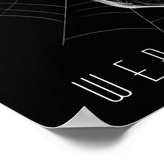 Spiderweb Skull Poster (Hoek)