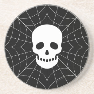 Spiderweb Skull Sandstone Onderzetter