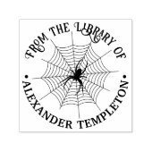 SpiderWeb & Spider #2 Silhouet uit de bibliotheek Zelfinktende Stempel (Design)