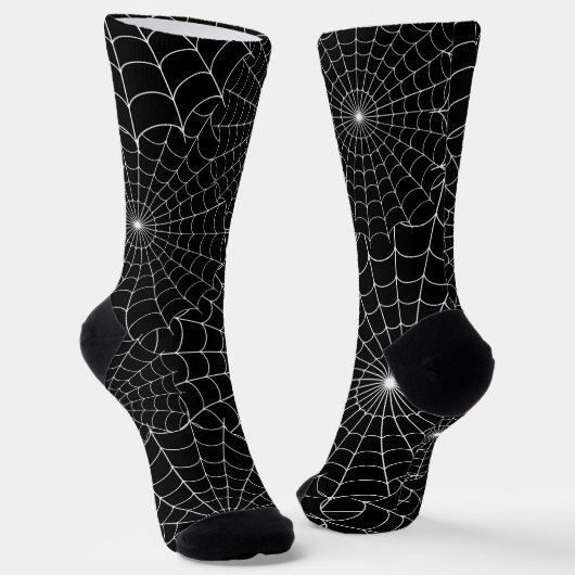 Spiderwebs Halloween Sokken (Gebogen)
