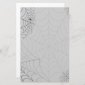 Spiderwebs Halloween Spiders Briefpapier (Voorkant / Achterkant)