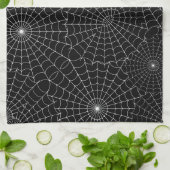 Spiderwebs Halloween Theedoek (Gevouwen)
