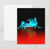 Spidey Frog Groene Kikker Wilde Dieren Liefhebber Kaart (Voorkant / Achterkant)