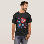 Spidey Hearts Valentijnsdag T-shirt (Voorkant volledig)