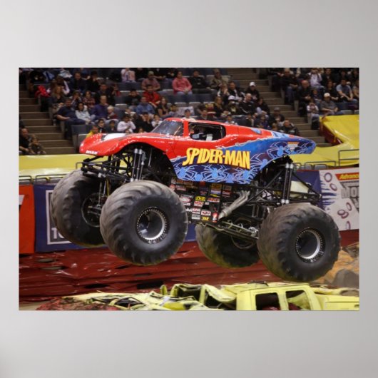 Spidey Monster Truck Print (Voorkant)