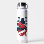 "Spidey Sipper Marvel" Waterfles (Achterkant)