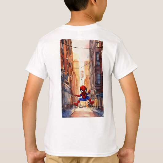Spidey Swings Adventure T-shirt (Achterkant)