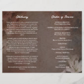  spiegel Lijst lelies foto begrafenisprogramma (Achterkant)