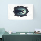 Spiegel met Geest Cat Spandoek (Beurs)