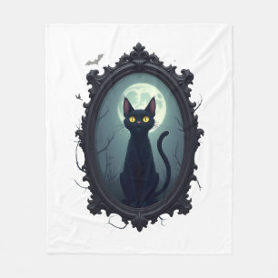 Spiegel met Geestenkat Fleece Deken
