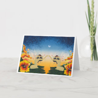 Spiegel-spiegel (Dawn Blessing) Kaart