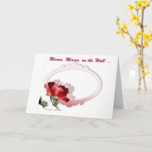 Spiegel, Spiegel op de Muur Kaart (Gele Bloem)