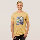 "Spiegel, spiegel" Tri-Blend Shirt (Voorkant volledig)