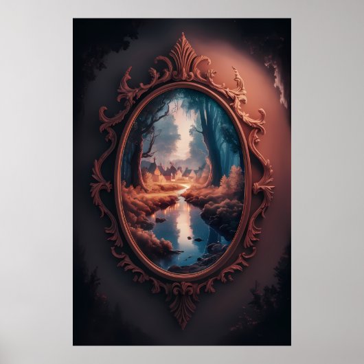 Spiegel van betovering poster (Voorkant)