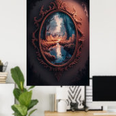 Spiegel van betovering poster (Thuiskantoor)