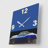 SPIEGEL VIERKANTE KLOK (Hoek)