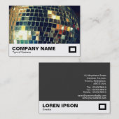 Spiegelbal Visitekaartje (Voorkant / Achterkant)