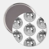 Spiegelbalmagneet, Glitterbalmagneet, Disco Magneet (Voorkant / Achterkant)