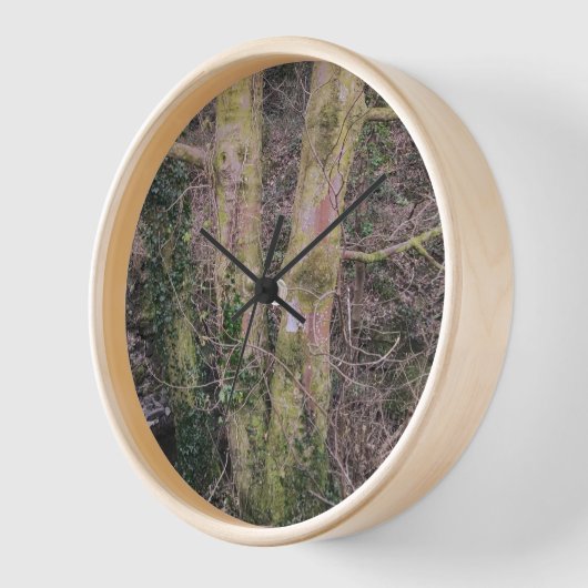 Spiegelbomen wandklok (Hoek)