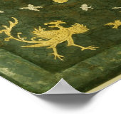 Spiegelen, brons met gelakte rug poster (Hoek)