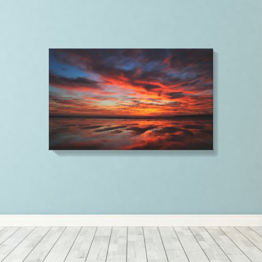 Spiegelen Canvas Afdruk (Insitu (Houten vloer))