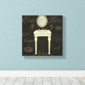 spiegelen en gooien canvas afdruk (Insitu (Houten vloer))