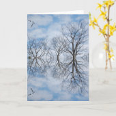 Spiegelen Kaart (Gele Bloem)