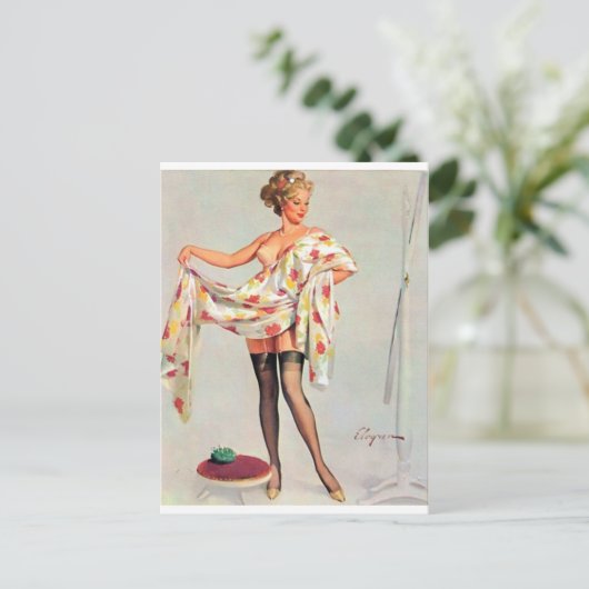 Spiegelen omhoog briefkaart (Staand voorkant)