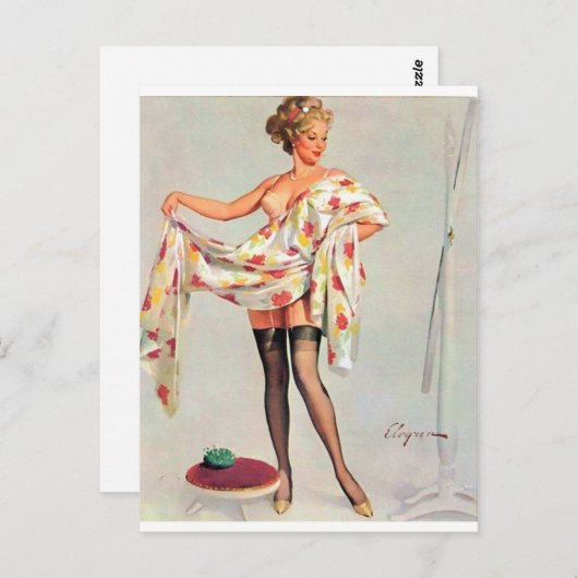 Spiegelen omhoog briefkaart (Voorkant / Achterkant)