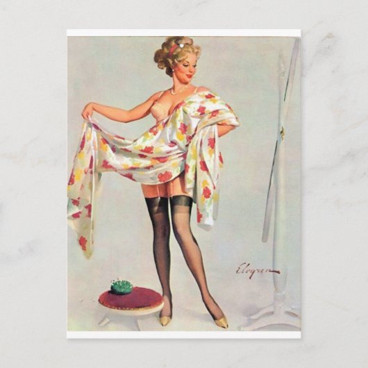 Spiegelen omhoog briefkaart (Voorkant)