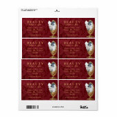 Spiegelen op de muur - Etiket (Full Sheet)