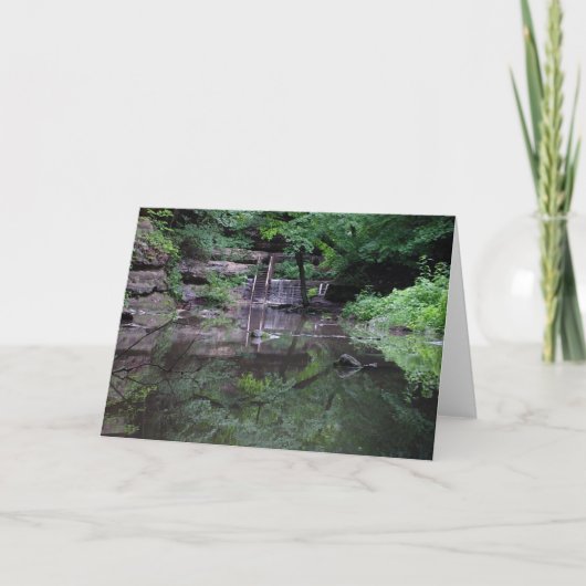 Spiegelen, spiegelbeeld Wenskaart Kaart (Voorkant)