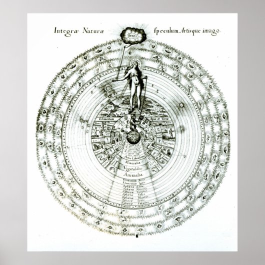 Spiegelen van de Natuur als geheel, een gelijkenis Poster (Voorkant)