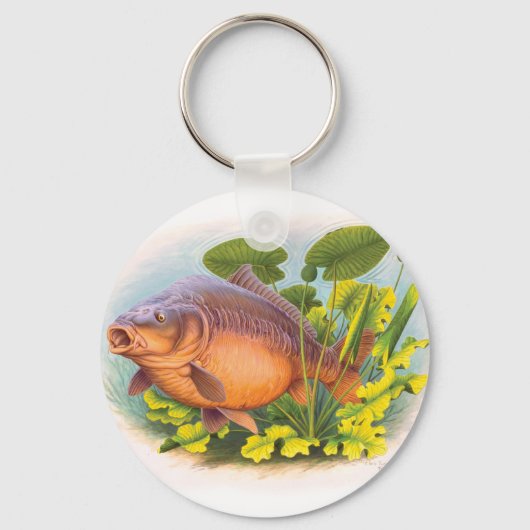 Spiegelende Mirror Carp Sleutelhanger (Voorkant)