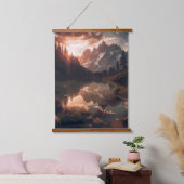 Spiegelgebergte Hangend Wandkleed (Slaapkamer)