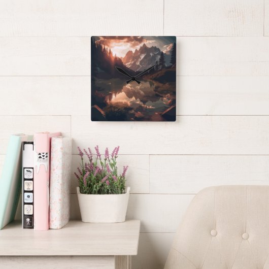 Spiegelgebergte Vierkante Klok (Leeskamer)