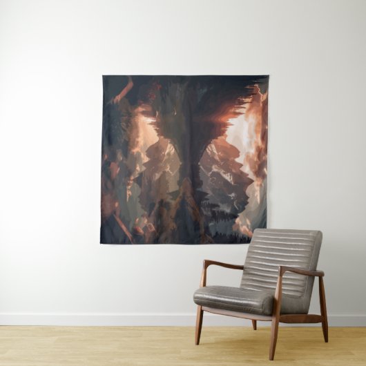 Spiegelgebergte Wandkleed (In Situ (horizontaal))