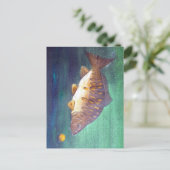 Spiegelkarper Briefkaart (Staand voorkant)