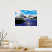 spiegelmeer poster (Keuken)