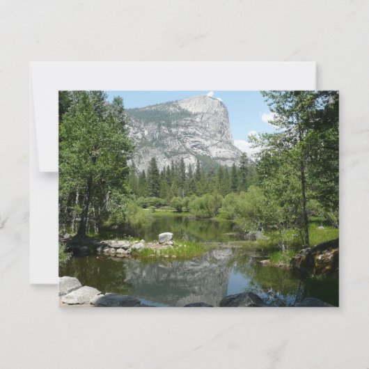 Spiegelmeer uitzicht in Yosemite National Park (Voorkant)
