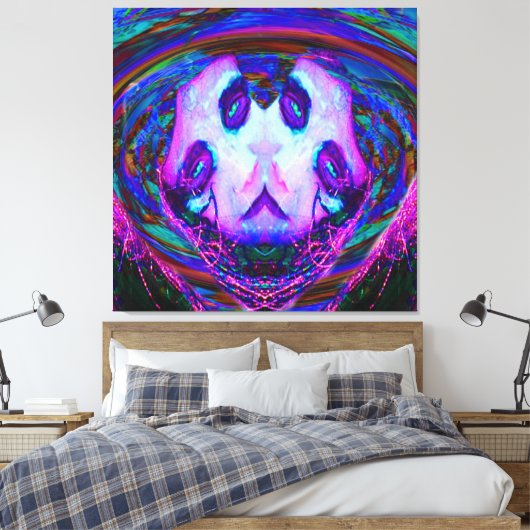 Spiegelreflectie Canvas Afdruk (Insitu (Slaapkamer))