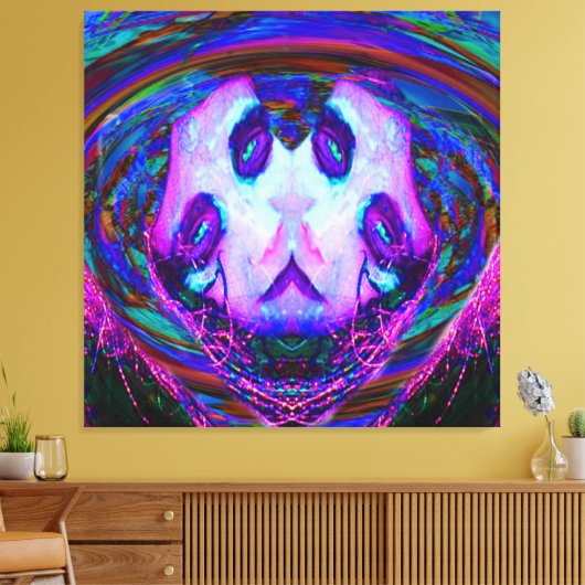 Spiegelreflectie Canvas Afdruk (Insitu (Woonkamer))