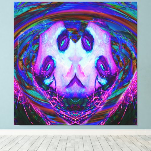 Spiegelreflectie Canvas Afdruk (Insitu (Houten vloer))